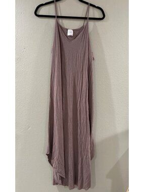 mauve Livi by Olivia Rae Dress knit midi dress with spaghetti straps size M